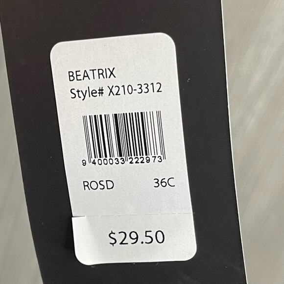 Fredericks of Hollywood‎ Beatrix Scallop Lace Push Up Bra Size 36C Rose NWT - Picture 8 of 8